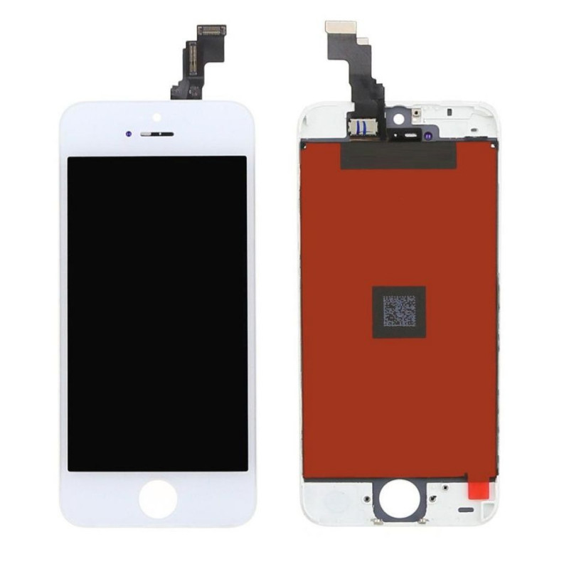 Buy Now LCD With Touch Screen For Apple Iphone 5C - White Display Glass Combo Folder